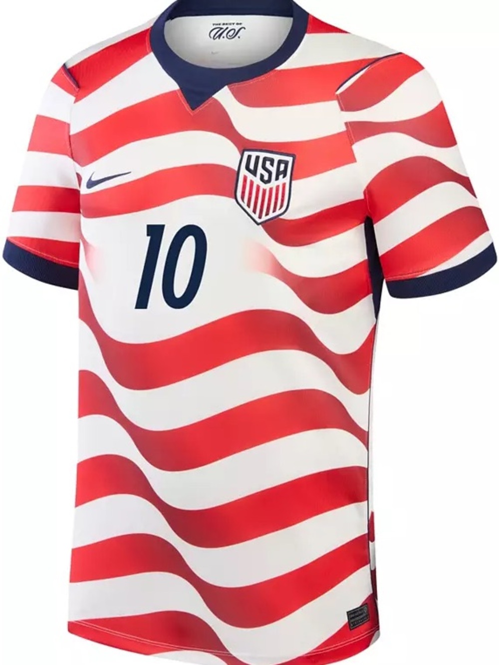 Nike Men’s USA Red & White Pulisic Jersey Soccer Jersey